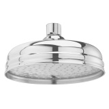 BC Designs Victrion Brushed Chrome 8" Round Shower Head Cut Out